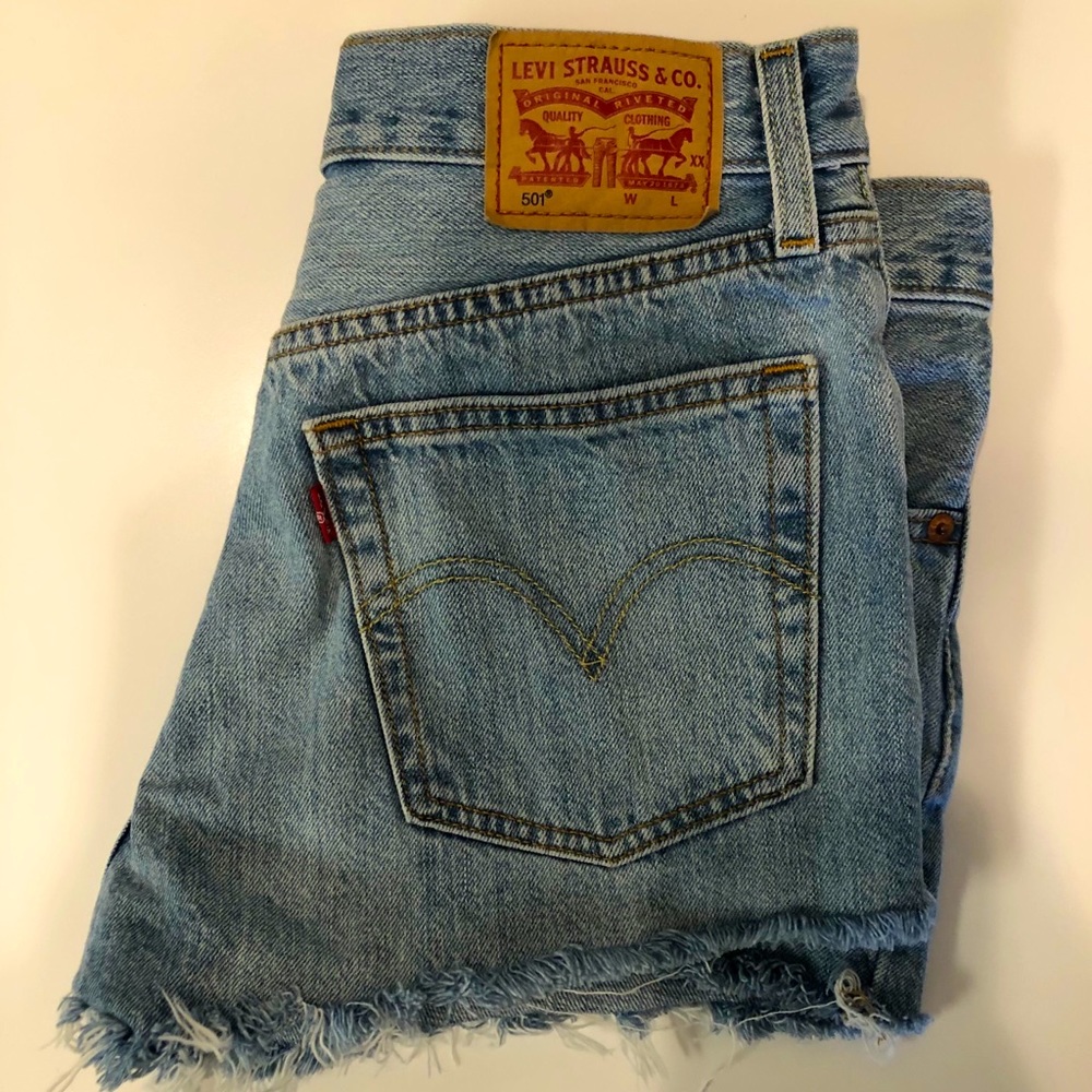 Light Wash 501 Levi’s Jean Shorts